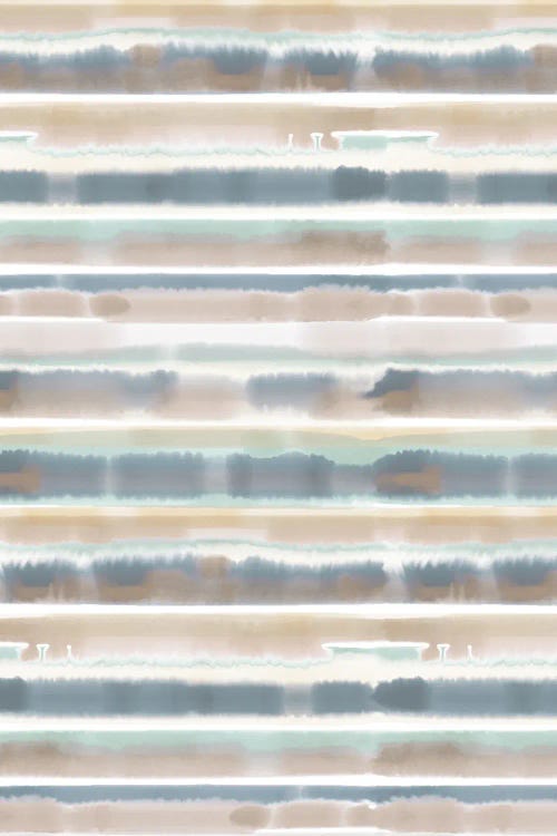 Watercolor Stripe Earthy