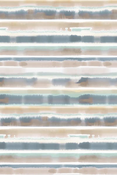 Jacqueline Maldonado: Watercolor Stripe Earthy by Jacqueline Maldonado