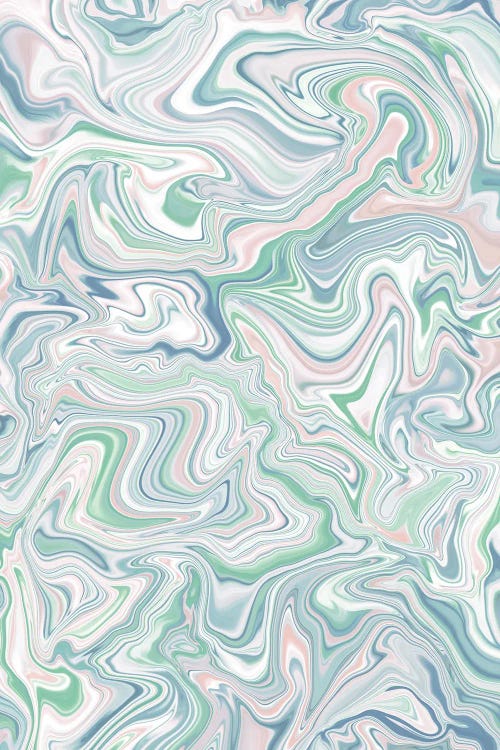 Love Spell Marble Green Blue Pink
