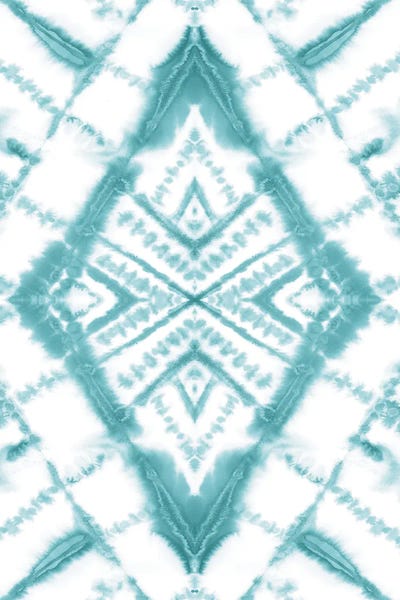 Abstract Watercolors: Dye Diamond Sea Glass by Jacqueline Maldonado