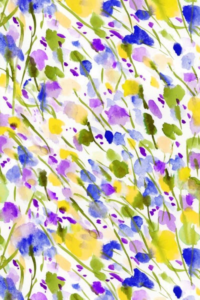 Wild Nature Yellow by Jacqueline Maldonado framed canvas print