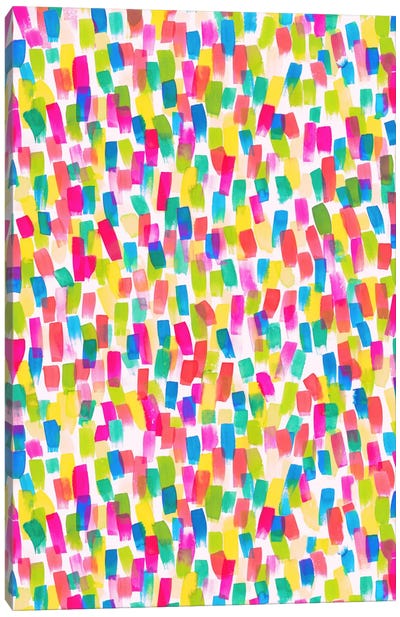 Color Joy Canvas Art Print - Colorful Spring