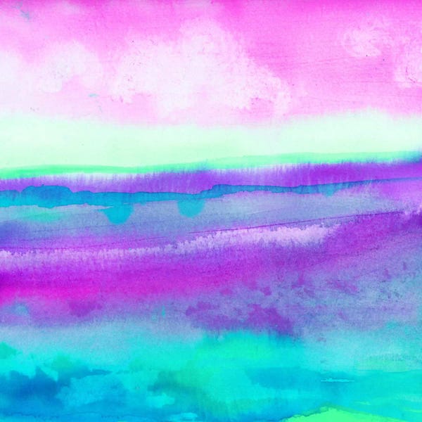 Abstract Watercolors: Destiny I by Jacqueline Maldonado