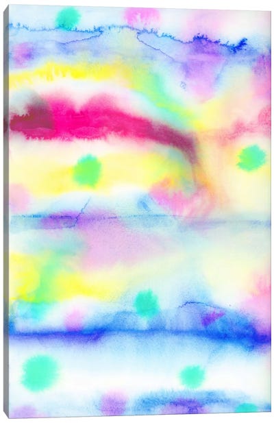 Fete Canvas Art Print - Colorful Contemporary