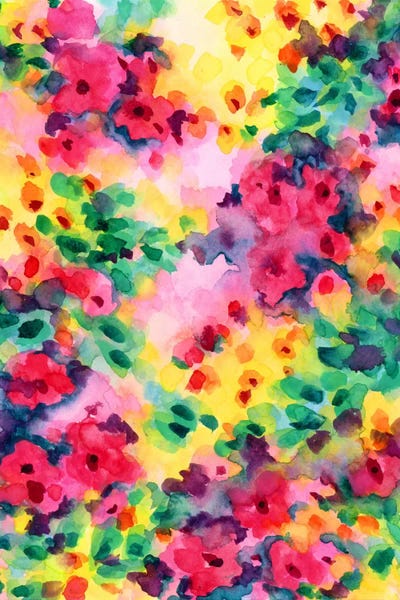 Flourish I by Jacqueline Maldonado framed canvas print