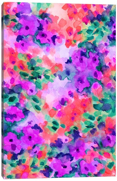 Flourish II Canvas Art Print - Colorful Contemporary