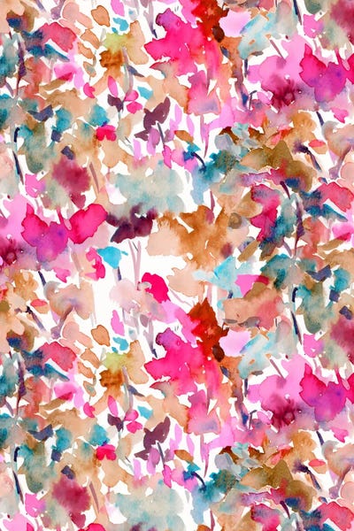 Abstract Watercolors: Local Color Pink by Jacqueline Maldonado