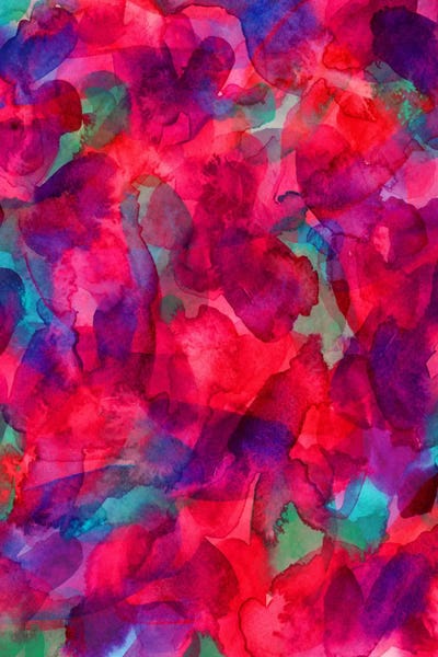 Abstract Watercolors: Mercury In Retrograde by Jacqueline Maldonado