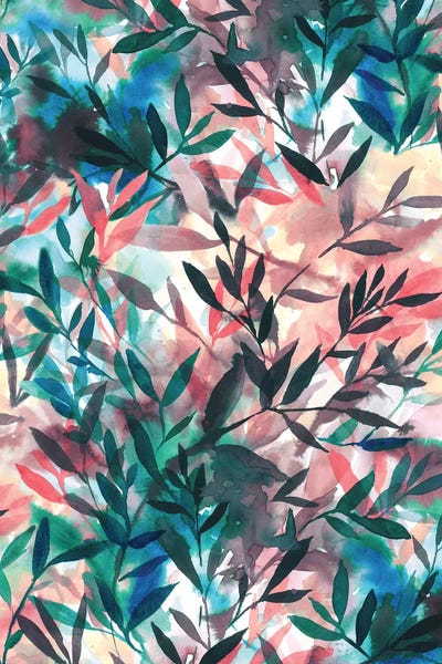 Changes Coral by Jacqueline Maldonado framed canvas print