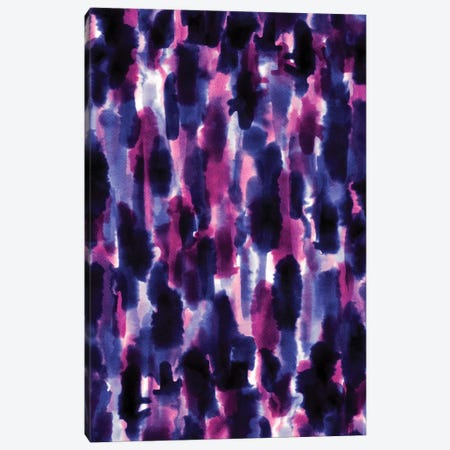 Downpour Purple Canvas Print #JMO87} by Jacqueline Maldonado Canvas Print