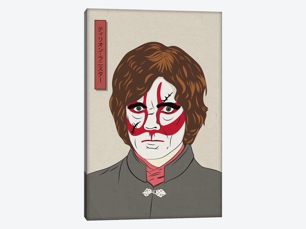 Kabuki Cynical Dwarf by 5by5collective 1-piece Canvas Art Print