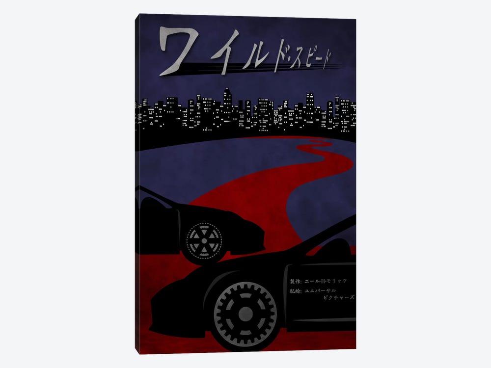 Street Racing by 5by5collective 1-piece Canvas Art Print