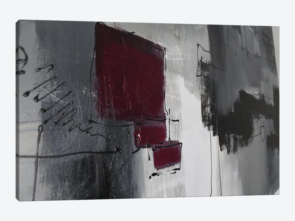 Crimson Valley by Jane M. Robinson 1-piece Canvas Artwork