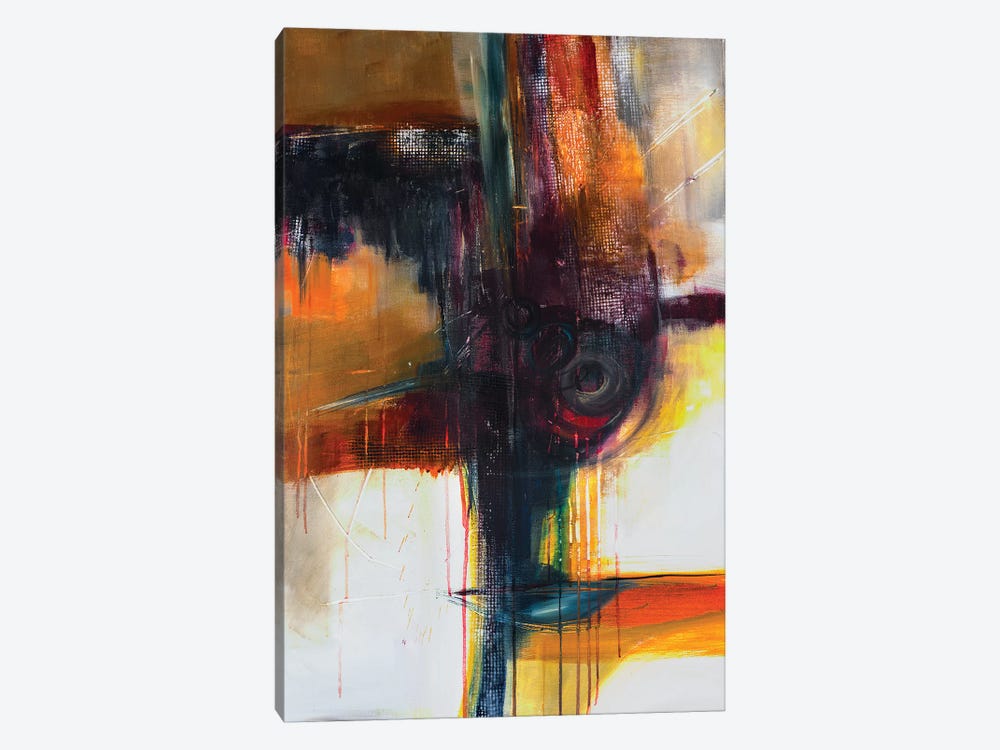 Jazzy Abstract II by Jane M. Robinson 1-piece Canvas Art