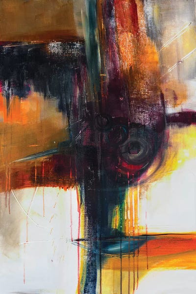 Erin Ashley: Jazzy Abstract II by Jane M. Robinson