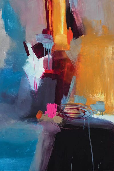 Large Modern Art - Canvas Prints: Jazzy Abstract VII by Jane M. Robinson