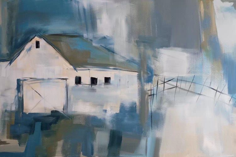 White Barn by Jane M. Robinson wall art