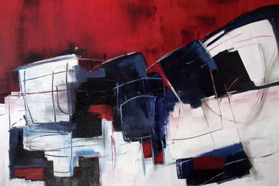 Red Rocks III by Jane M. Robinson art print