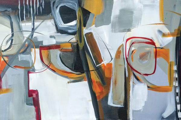 Large Modern Art - Canvas Prints: Rockin 'n' Rollin by Jane M. Robinson