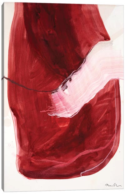 Red Canvas Art Print - ADHW Studio