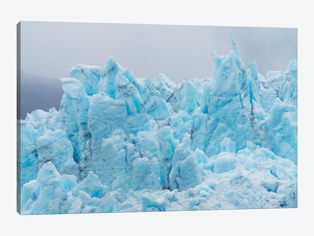Alaska, Kenai Peninsula Close-Up Of Aialik Glacier by Janet Muir 1-piece Art Print