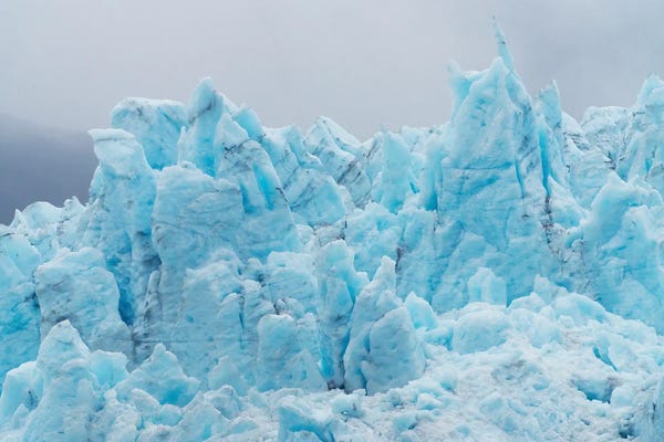 Alaska, Kenai Peninsula Close-Up Of Aialik Glacier