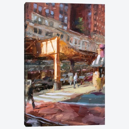 Corner Of My City Canvas Print #JMV10} by James Swanson Canvas Art