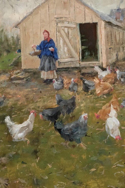 Egg Gathering by James Swanson wall art