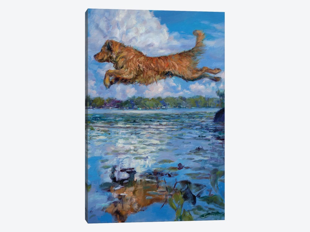 When Dogs Fly by James Swanson 1-piece Canvas Artwork