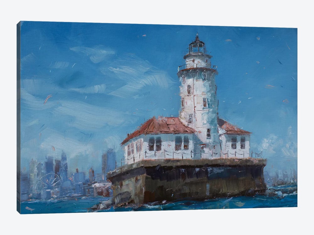 Chicago Lighthouse by James Swanson 1-piece Canvas Artwork