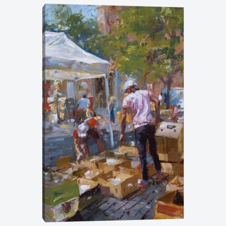Late Flea Market Pickings Canvas Print #JMV7} by James Swanson Canvas Artwork