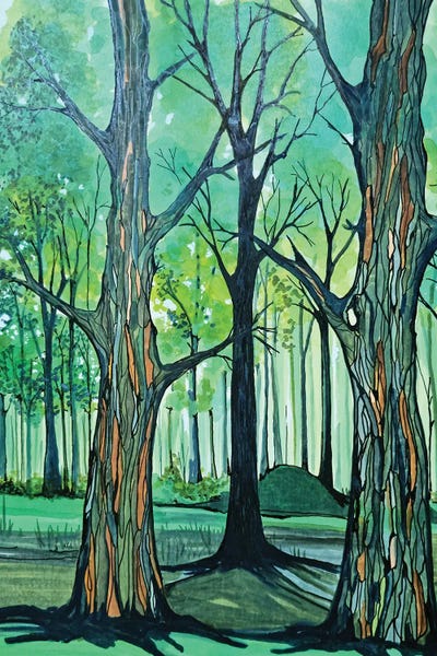 The Oaks by Jan Matthews acrylic art print