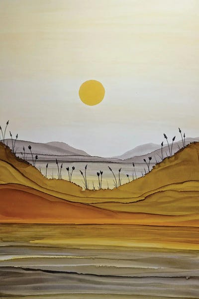 Golden Glow by Jan Matthews framed canvas print