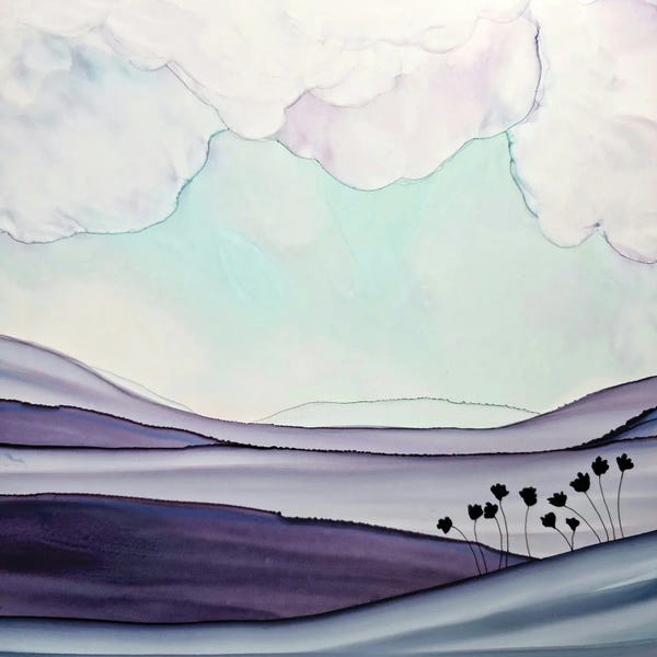 Jan Matthews: Aubergine Hues by Jan Matthews