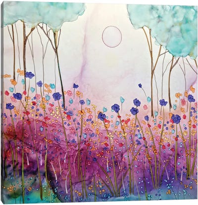 Wild Bloom Canvas Art Print - Jan Matthews