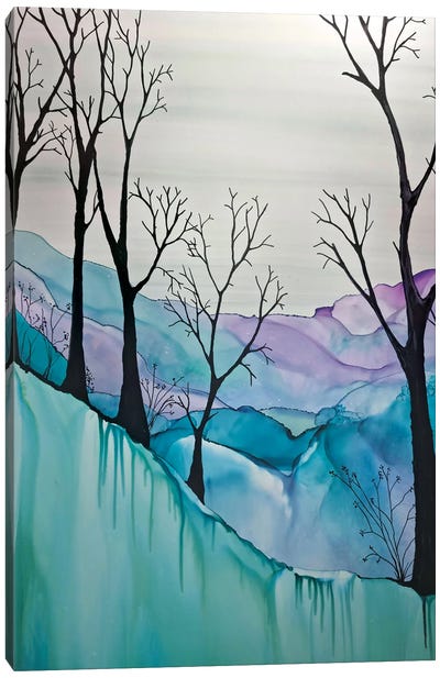 Distant Lilac Canvas Art Print - Jan Matthews