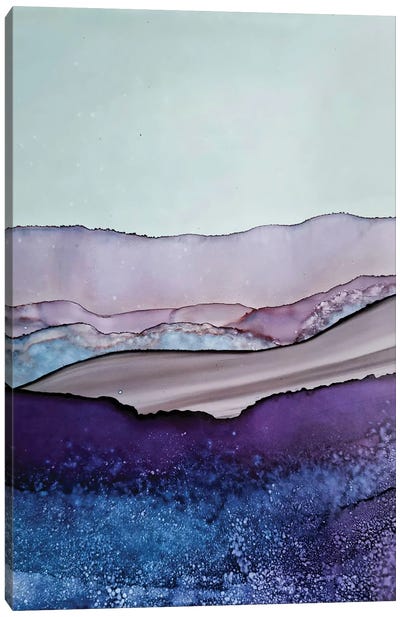 Lilac Gorse Canvas Art Print - Jan Matthews