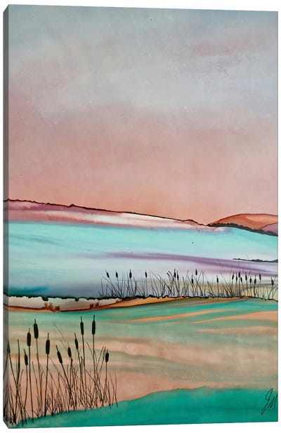 Lake View Canvas Art Print - Jan Matthews