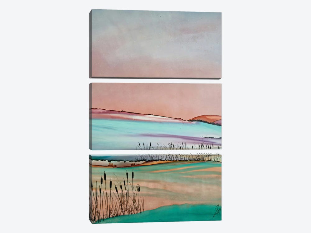 Lake View by Jan Matthews 3-piece Canvas Print