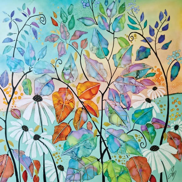 Jan Matthews: Delicate Garden by Jan Matthews