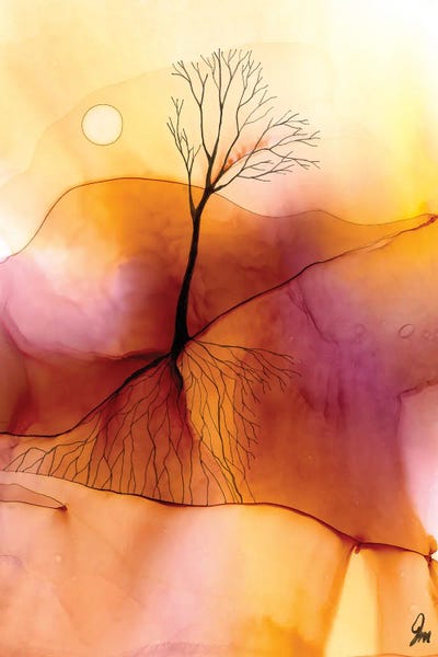 Beneath The Surface by Jan Matthews framed canvas print