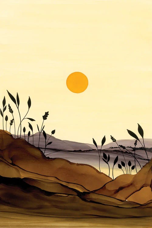 Browns And Yellows by Jan Matthews wall art