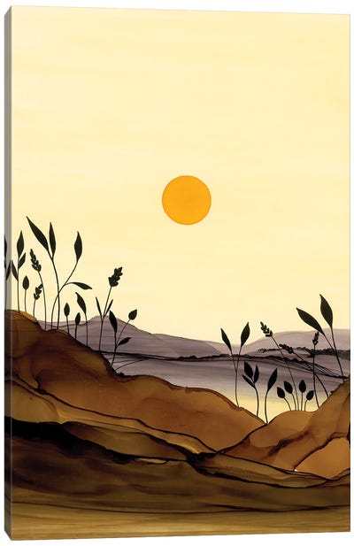 Browns And Yellows Canvas Art Print - Jan Matthews