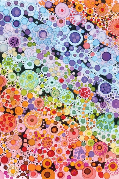 Circles by Jan Matthews art print