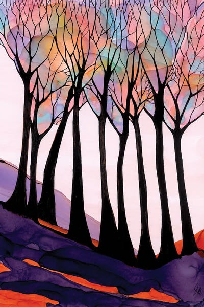 Colourful by Jan Matthews multi panel art