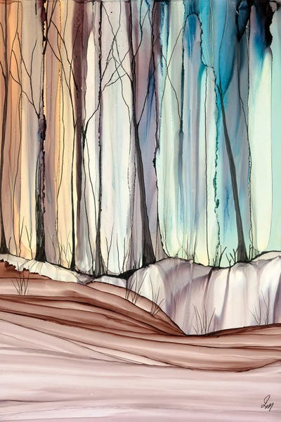 Subtle Landscapes: Evening Walk by Jan Matthews