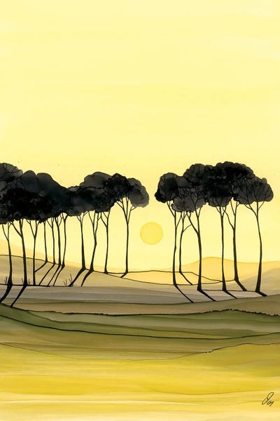 Silhouettes And Shadows by Jan Matthews multi panel art