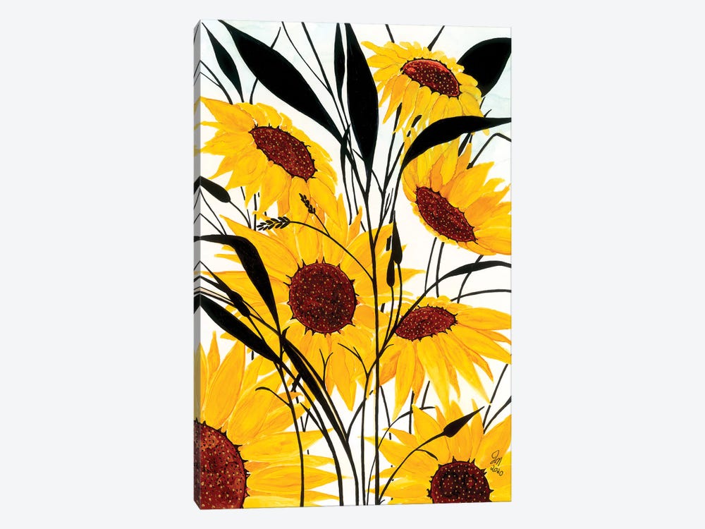 Sunflowers by Jan Matthews 1-piece Canvas Artwork