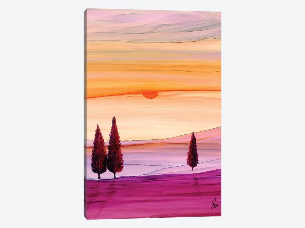 Sunset Fir by Jan Matthews 1-piece Canvas Print