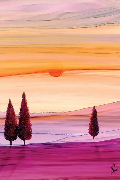 Jan Matthews: Sunset Fir by Jan Matthews
